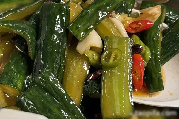 农家炝腌小黄瓜视频教程-爱尚配方网