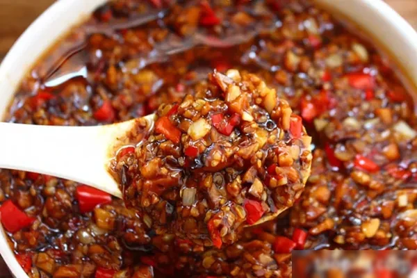 秘制香辣蘑菇酱拌面条,炒米饭馒头视频教程-爱尚配方网