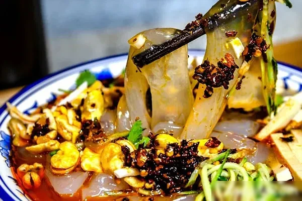 图片[1]-山西凉粉(炒粉十璇粉) 视频教程-爱尚配方网