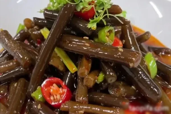 酸辣海笋（海带丝）视频教程-爱尚配方网