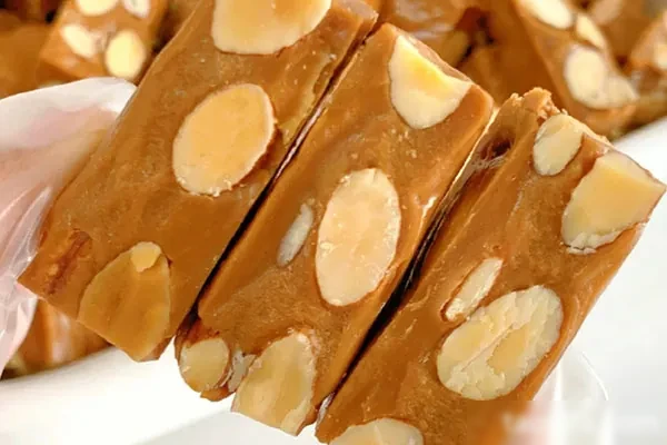 四种口味火爆朋友圈杏仁太妃糖视频教程-爱尚配方网