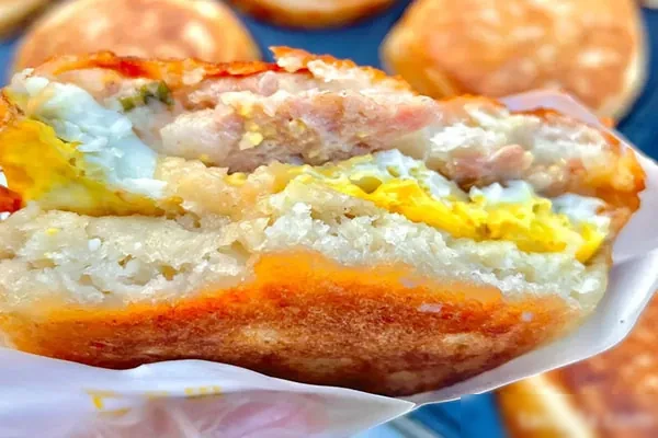 田妮鸡蛋肉汉堡技术配方和视频教程-爱尚配方网