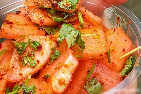 酸辣萝卜 酸辣白菜视频教程-爱尚配方网