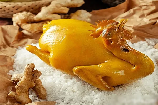 图片[1]-姜绒脆皮黄油咸香鸡教程-爱尚配方网