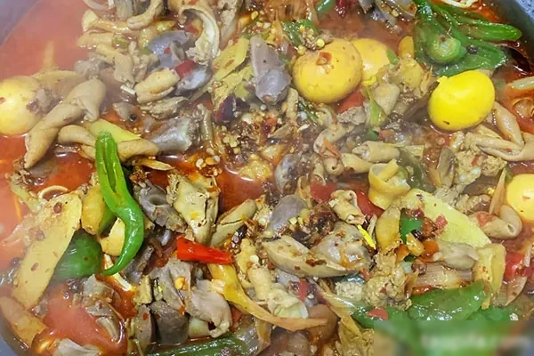 图片[1]-四川酸萝⺊鸡杂火锅技术配方和视频教程-爱尚配方网