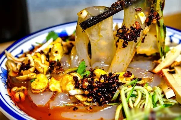 图片[1]-山西凉粉(炒粉十璇粉) 视频教程-爱尚配方网