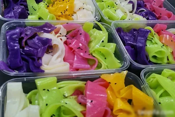 图片[1]-拯救没胃口五彩凉皮卷凉皮凉面技术配方和视频教程-爱尚配方网