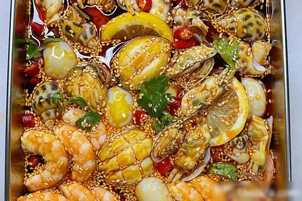 商业版冷卤海鲜汁“夏季爆款特色小吃视频教程-爱尚配方网