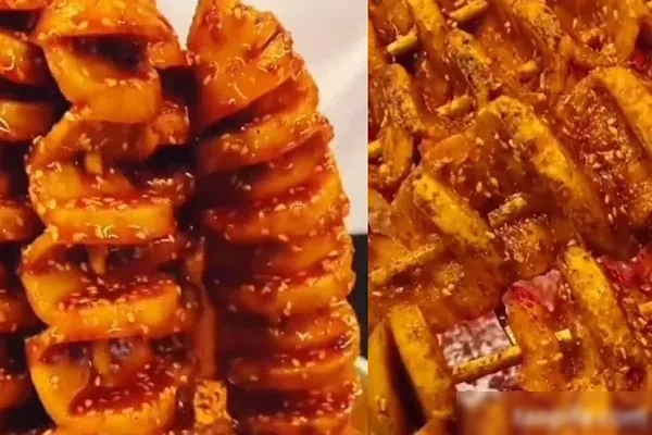 网红红油烤面筋技术视频教程-爱尚配方网