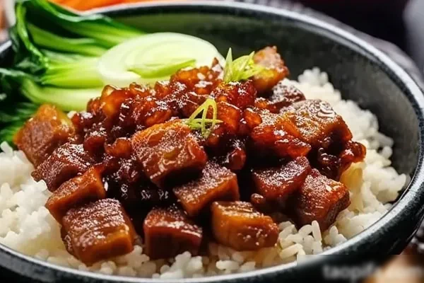 图片[1]-卤肉饭叉烧饭鸡腿饭手撕鸡饭技术配方和视频教程-爱尚配方网