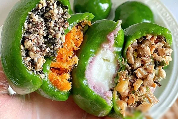 图片[1]-网红青团8款馅料8种彩皮可冷冻可快递全年热卖-爱尚配方网