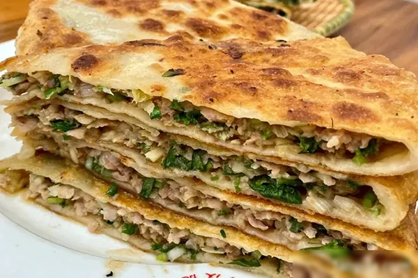 红油煎饼和黄河夹肉饼制作技术视频-爱尚配方网