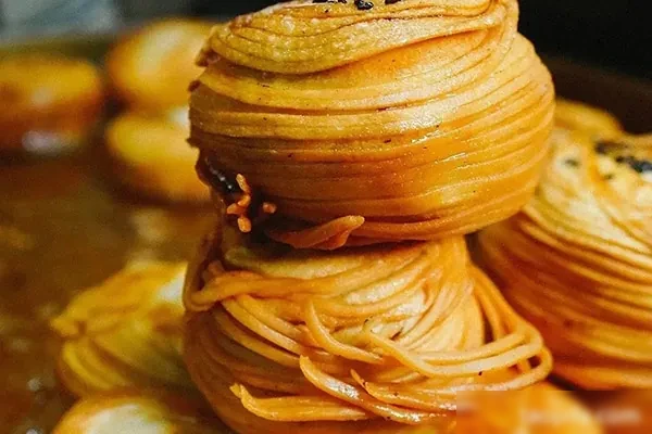 金丝肉饼的制作技术视频-爱尚配方网