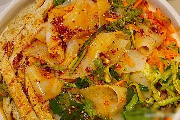 薄软韧凉皮2款（洗面&不洗面）&蘸酱-爱尚配方网