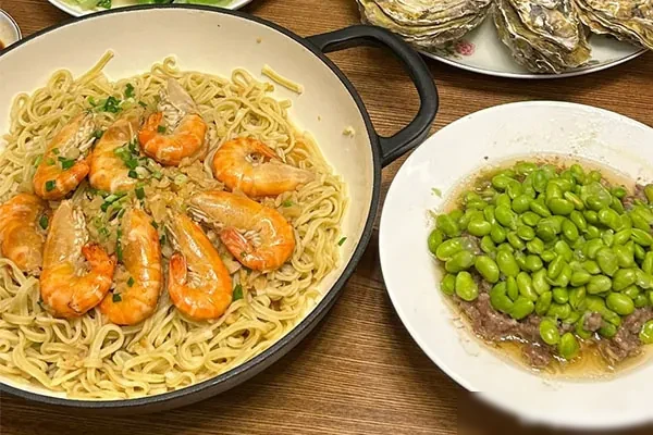 蒜茸伊面虾视频教程-爱尚配方网