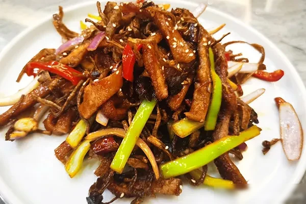 图片[1]-茶树菇爆炒牛肚技术配方和视频教程-爱尚配方网