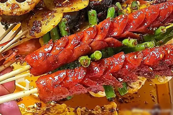 油炸串串香夹馍技术配方和视频教程-爱尚配方网